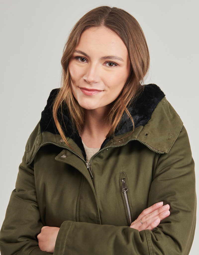 Parka Betty London ATHEA Kaki Parka Donna - 5