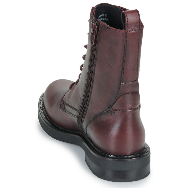 Geox D SERILDA G Rote Damen-Ankle-Boots - Gr&ouml;&szlig;e 5