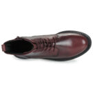Geox D SERILDA G Rote Damen-Ankle-Boots - Gr&ouml;&szlig;e 6