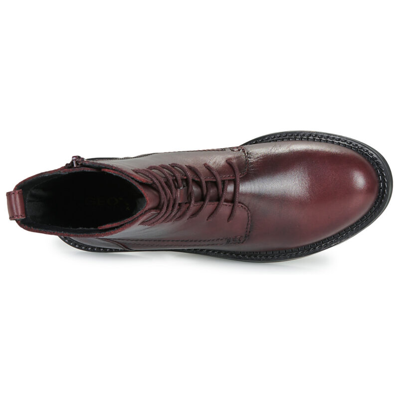 Geox D SERILDA G Rote Damen-Ankle-Boots - Gr&ouml;&szlig;e 6