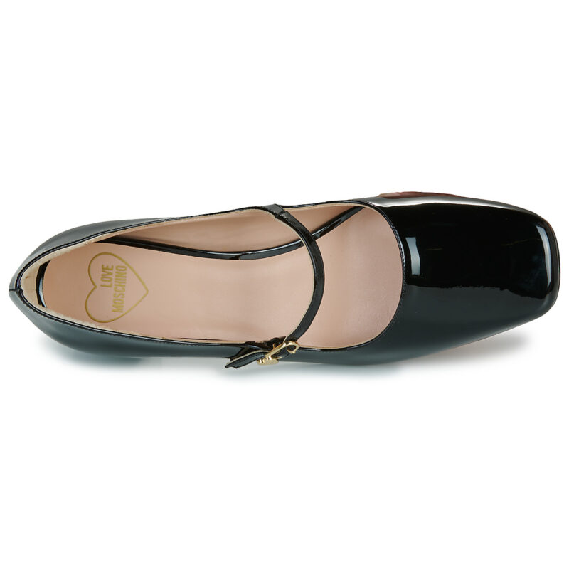 Love Moschino ESSENTIAL LOVE Nero Ballerine Donna - 6