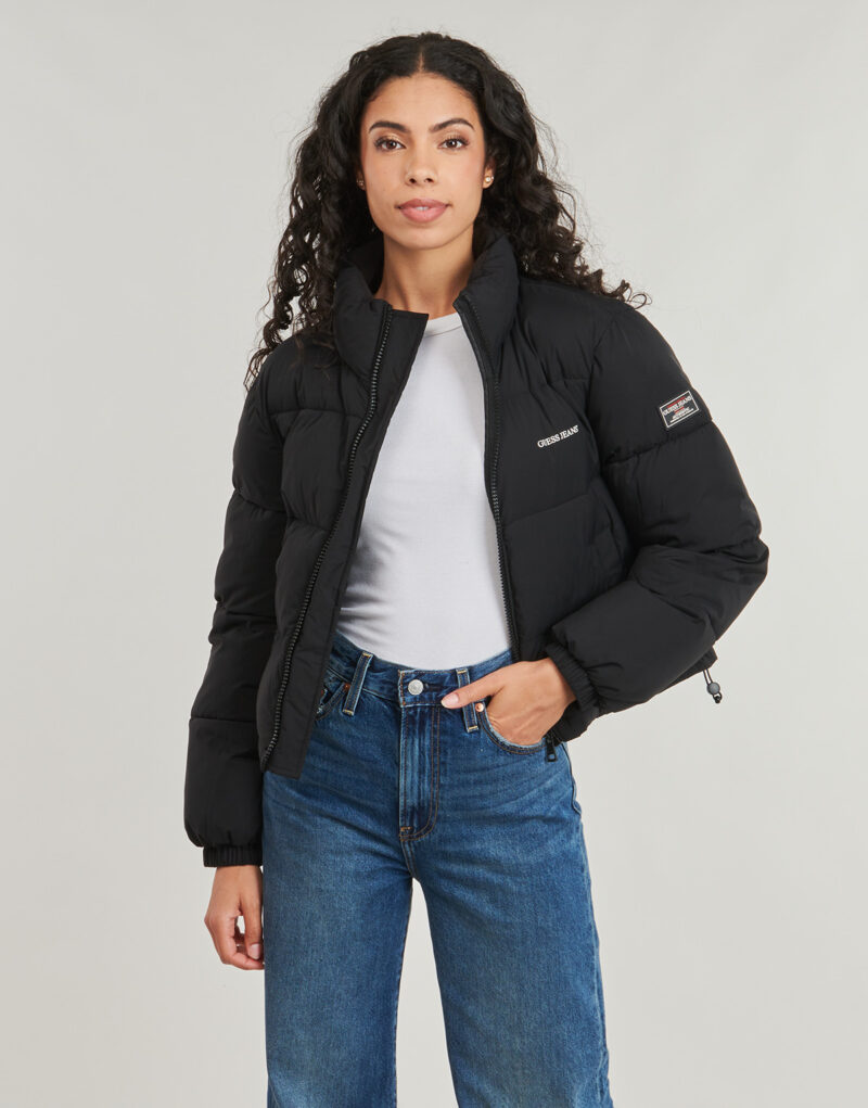 Doudoune Guess GJ CROPPED PUFFER Nero Piumini Donna - 2