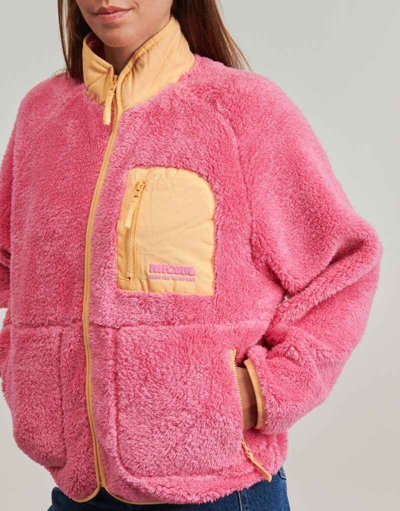 Rip Curl SHORE BREAK POLAR FLEECE Pink Sweatshirt Women's Sweatshirts - 5