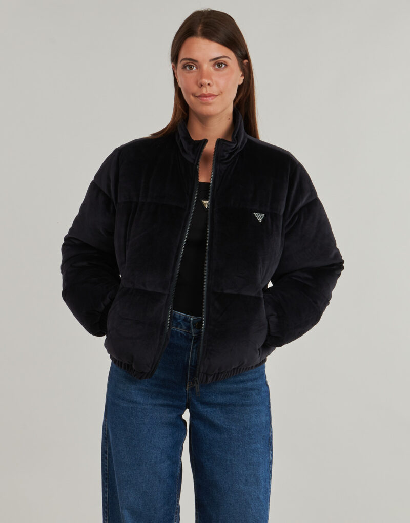 Daunenjacke Guess COUTURE PUFFER JACKET Nero Piumini Donna - 2