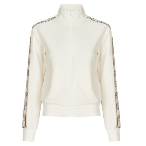 Felpe  Guess  BRITNEY FULL ZIP SWEATSHIRT  Bianco -   Felpe Abbigliamento Donna