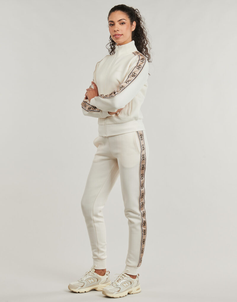 Felpe Guess BRITNEY FULL ZIP SWEATSHIRT Bianco Felpe Donna - 3