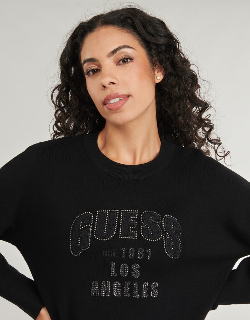 Su&eacute;ter Guess LEIGHTON Negro 5