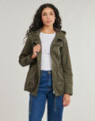 Parka Only ONLLORCA LIFE CANVAS Kaki Parka Donna - 2