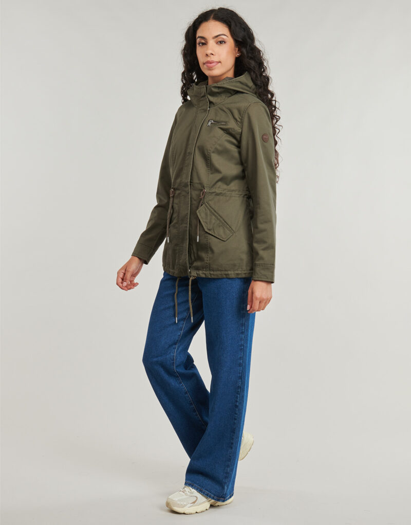 Parka Only ONLLORCA LIFE CANVAS Kaki Parka Donna - 3