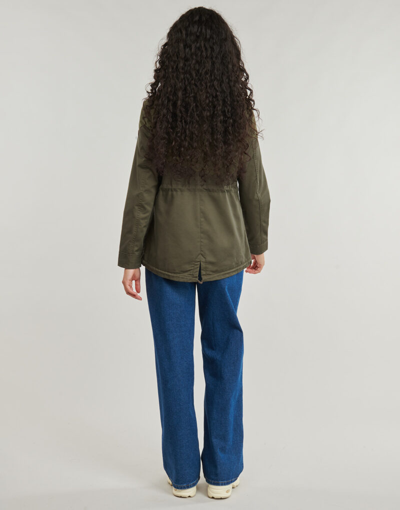 Parka Only ONLLORCA LIFE CANVAS Kaki Parka Donna - 4
