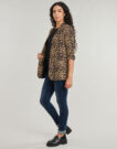 Coat Only ONLELLY 3/4 LIFE BLAZER AOP Marrone Giacche Donna - 3