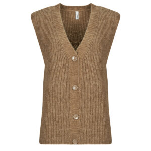 Gilet / Cardigan  Only  ONLJANE SL  Marrone -  Gilet / Cardigan Donna