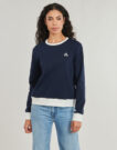 Sweatshirts Le Coq Sportif Sweat-shirt HERITAGE SP Crew SWEAT N&deg;1 W Marine pour femme - 2