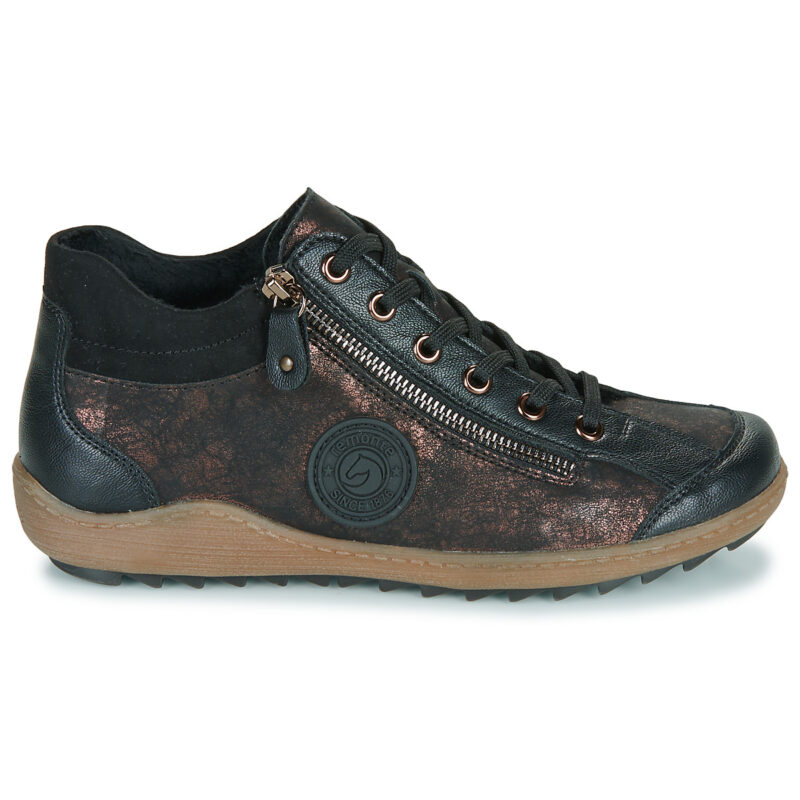 Remonte  R1477-90  Nero -  Sneakers alte Donna - 2