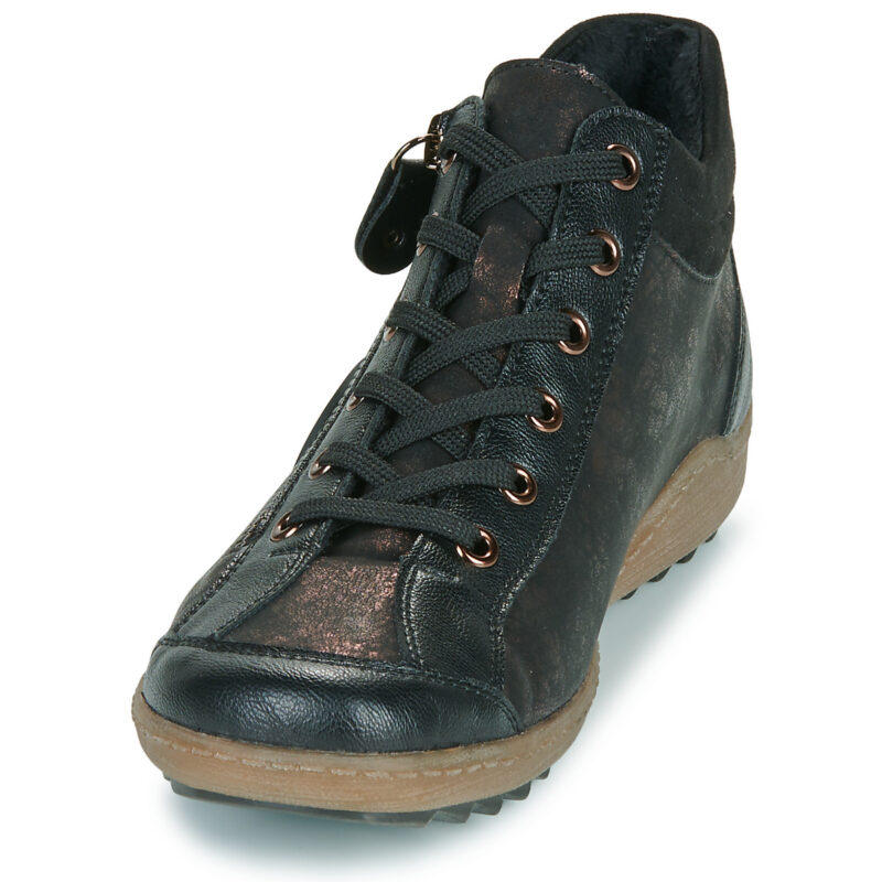 Remonte  R1477-90  Nero -  Sneakers alte Donna - 3
