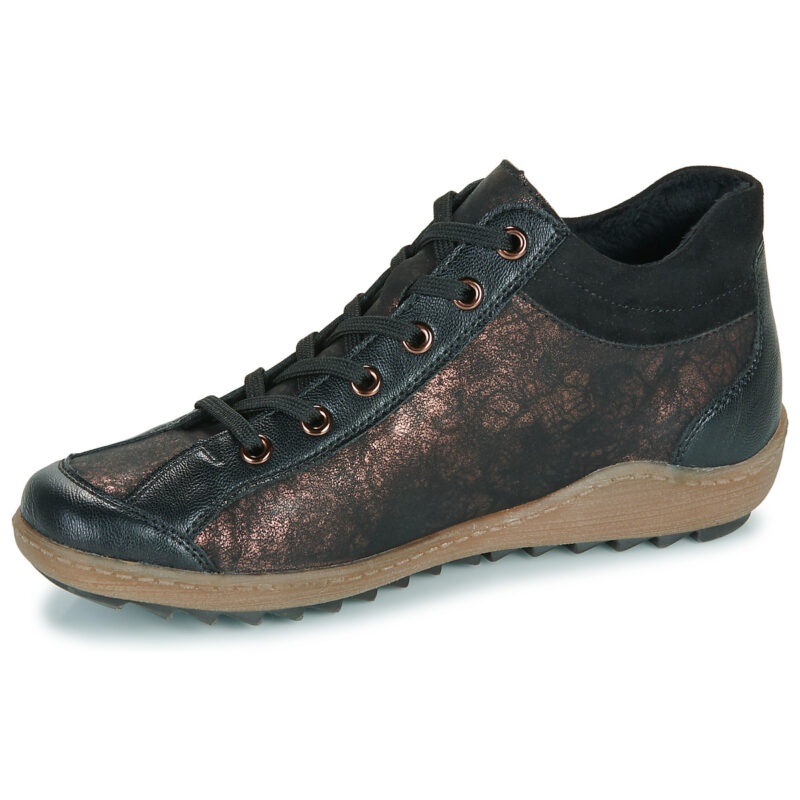 Remonte  R1477-90  Nero -  Sneakers alte Donna - 4