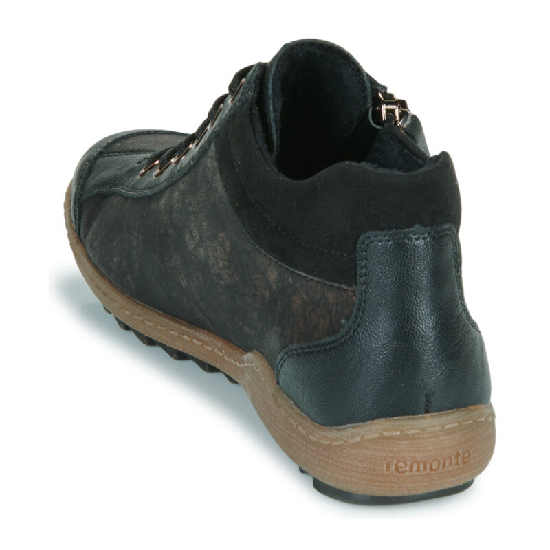 Remonte  R1477-90  Nero -  Sneakers alte Donna - 5