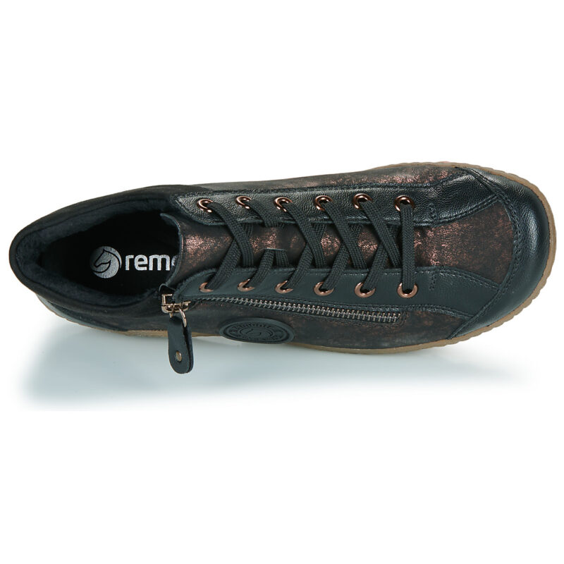 Remonte  R1477-90  Nero -  Sneakers alte Donna - 6