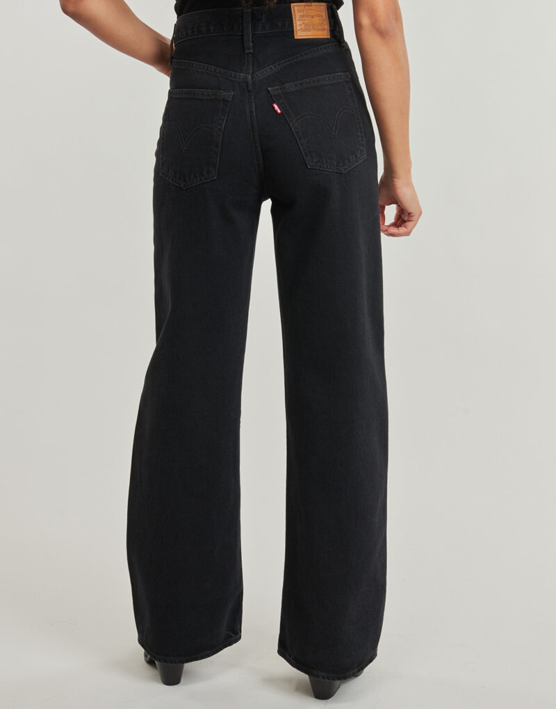 Jeans Flare Levis RIBCAGE WIDE LEG H223 Nero Jeans Flare Donna - 4