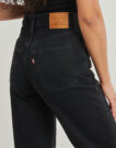 Jeans Flare Levis RIBCAGE WIDE LEG H223 Nero Jeans Flare Donna - 5