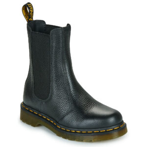 Dr. Martens  2976 Hi Chelsea Boot Black Milled Nappa  Nero -  Stivaletti Donna