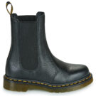Dr. Martens 2976 Hi Chelsea Boot Black Milled Nappa Nero Stivaletti Donna - 2