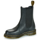 Dr. Martens 2976 Hi Chelsea Boot Black Milled Nappa Nero Stivaletti Donna - 4