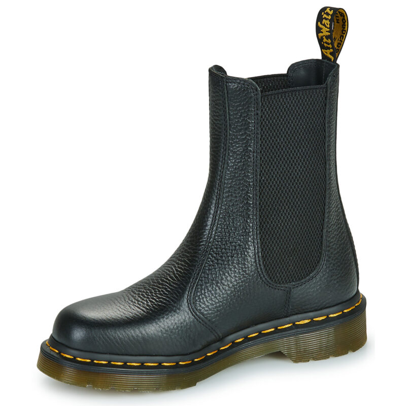 Dr. Martens 2976 Hi Chelsea Boot Black Milled Nappa Nero Stivaletti Donna - 4