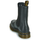 Dr. Martens 2976 Hi Chelsea Boot Black Milled Nappa Nero Stivaletti Donna - 5