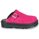 Dr. Martens Mule ZebZag Mule Fuchsia Pantoufles roses EH en daim pour femmes - Taille 2