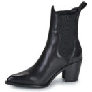 Unisa MAEDA Black Ankle Boots Women - 4