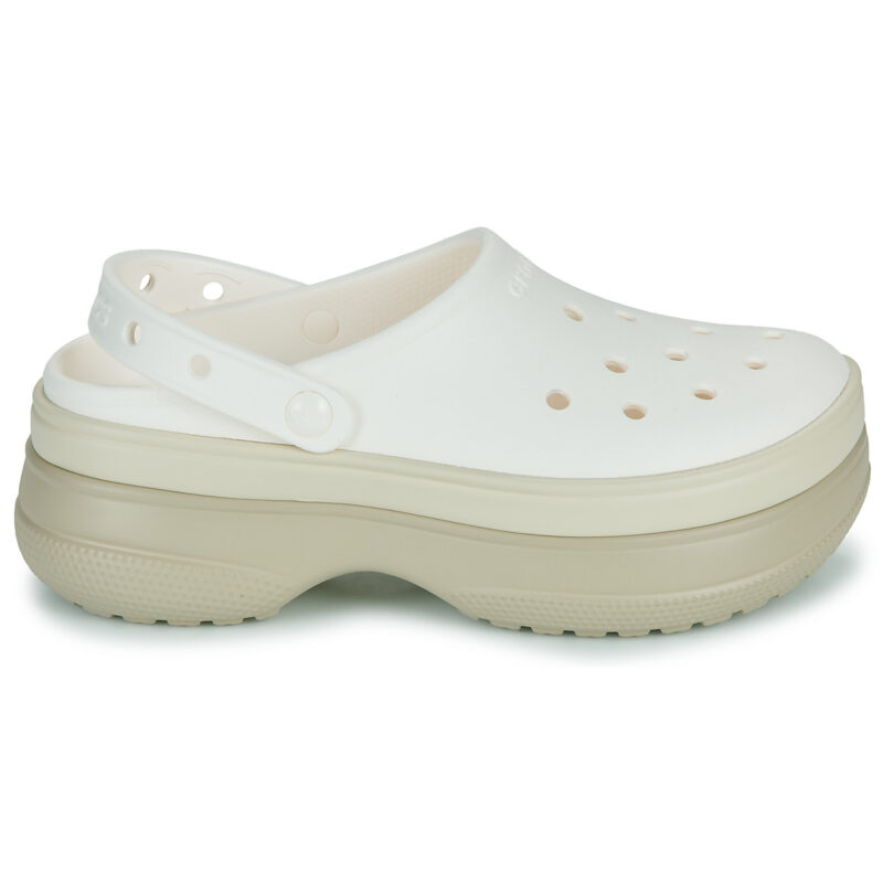 Crocs Classic Stacked Clog Bianco Zoccoli Donna - 2