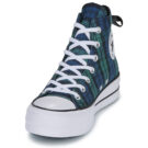 Converse  CHUCK TAYLOR ALL STAR LIFT  Blu -  Sneakers alte Donna - 3