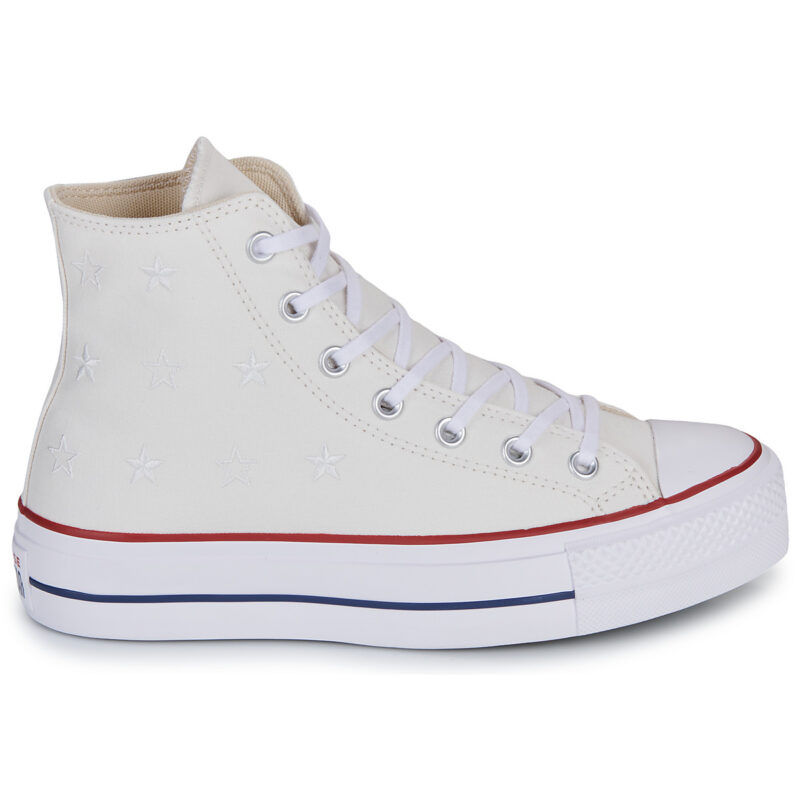 Converse CHUCK TAYLOR ALL STAR LIFT Bianco Sneakers alte Donna - 2
