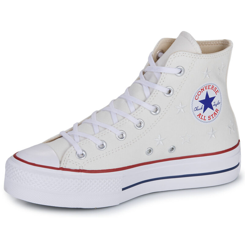 Converse CHUCK TAYLOR ALL STAR LIFT Bianco Sneakers alte Donna - 4