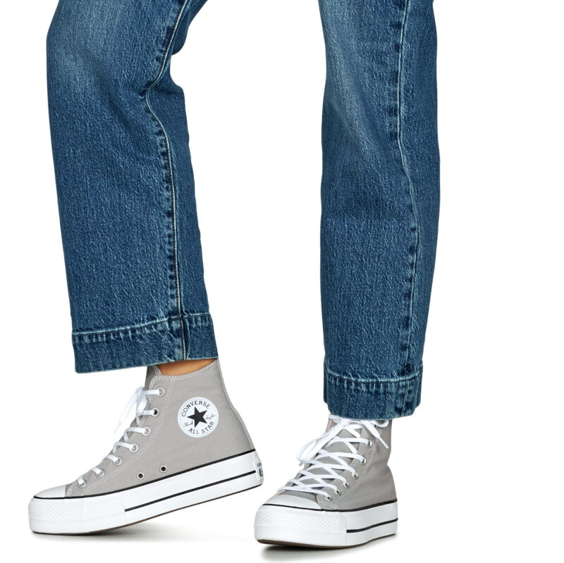 Converse CHUCK TAYLOR ALL STAR LIFT PLATFORM Grigio Sneakers alte Donna - 8