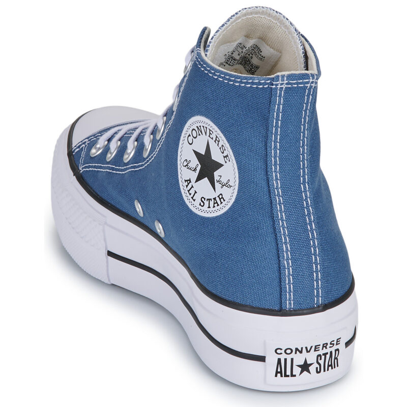 Converse CHUCK TAYLOR ALL STAR LIFT PLATFORM Blu Sneakers alte Donna - 5