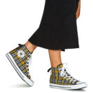 Converse  CHUCK TAYLOR ALL STAR PLAID  Nero -  Sneakers alte Donna - 8