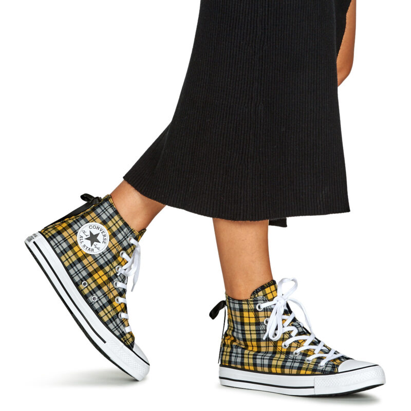 Converse  CHUCK TAYLOR ALL STAR PLAID  Nero -  Sneakers alte Donna - 8