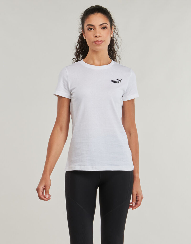 T-shirt Puma ESS Small No.1 Tee Bianco T-shirt maniche corte Donna - 2