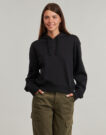 Sweat &agrave; capuche Vans W ESSENTIAL H-FT RLX PO Noir Femme - 2