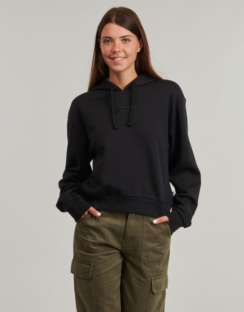 Sweat &agrave; capuche Vans W ESSENTIAL H-FT RLX PO Noir Femme - 2