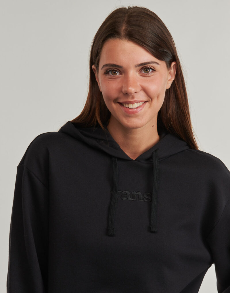Sweat &agrave; capuche Vans W ESSENTIAL H-FT RLX PO Noir Femme - 5