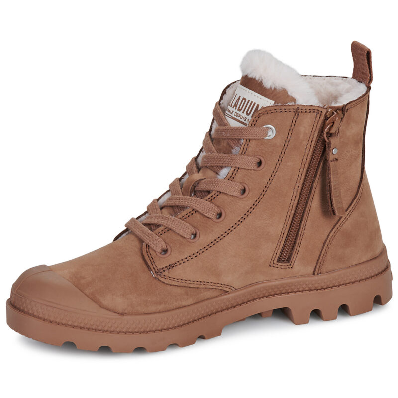 Palladium PAMPA HI ZIP WL Marrone Stivaletti Donna - 4
