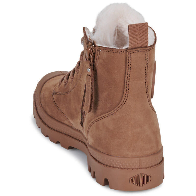 Palladium PAMPA HI ZIP WL Marrone Stivaletti Donna - 5