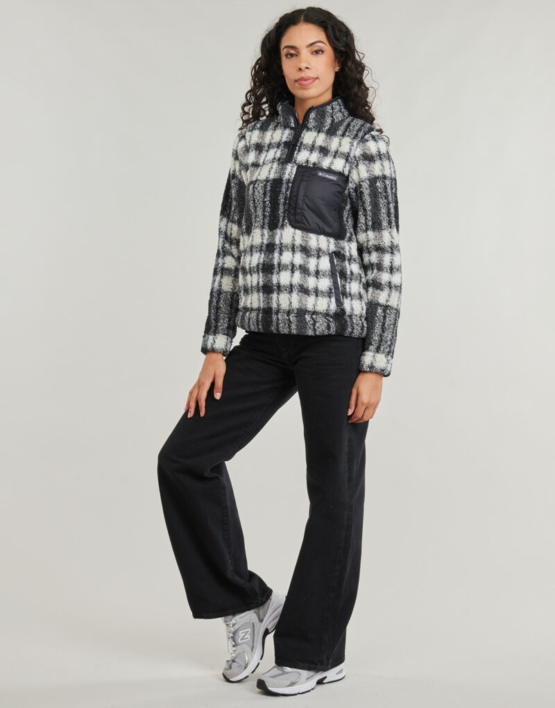 Columbia WEST BEND 1/4 ZIP II Sweatshirt Schwarz Damen Sweatshirts - 3