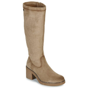 Refresh  173037-BEIGE  Beige -  Stivali con tacco  Donna