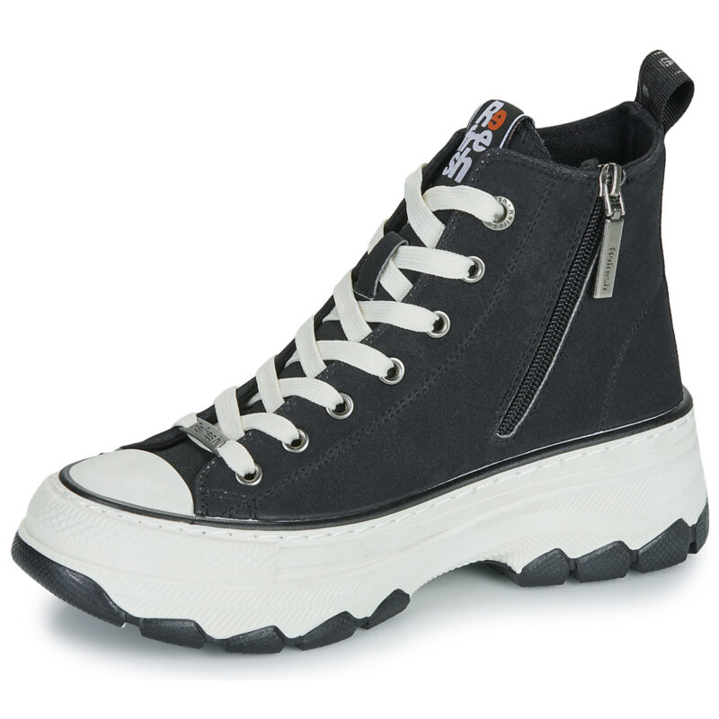 Refresh 173078-BLACK Nero Sneakers alte Donna - 4
