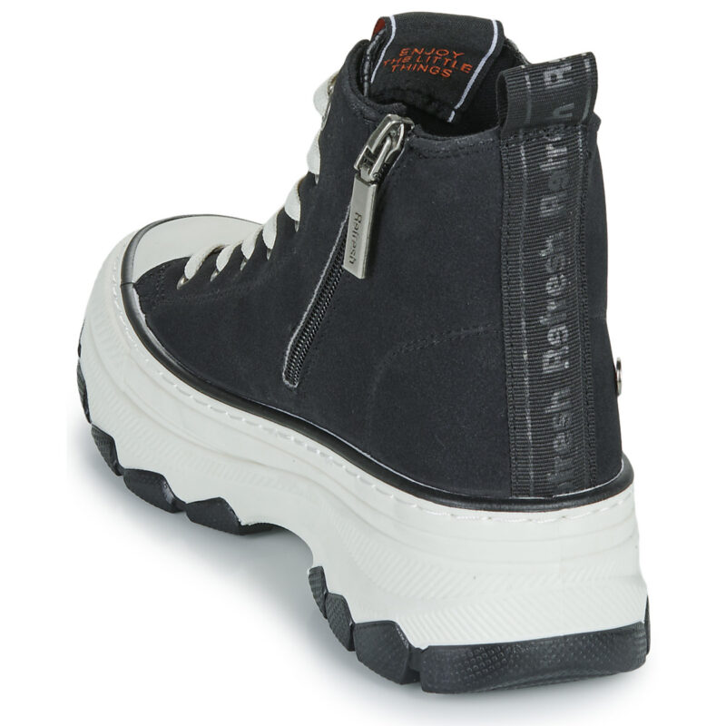 Refresh 173078-BLACK Nero Sneakers alte Donna - 5