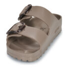 BIRKENSTOCK Arizona Big Buckle EVA Grey / Taupe / Narrow Beige Women's Slide - 3